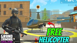 Permanently Free Helicopter In Grand Criminal Online Sandbox Mobile