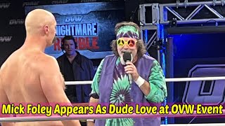 Mick Foley Appears As Dude Love at OVW Event