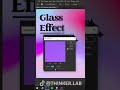 make awesome glass effect on logo #illustrator #photoshop #shorts