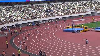 【2022関東インカレ】男子2部・400m準決勝2組/1着：友田真隆（東理大）47秒12　2着：中里将基（作新学大）47秒47　3着：岩垣勇司（城西大）47秒74