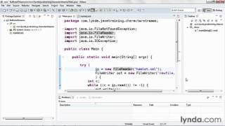 java tutorial Using Buffered Streams