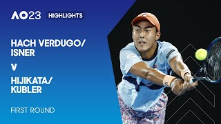 Hach Verdugo/Isner v Hijikata/Kubler Highlights | Australian Open 2023 First Round