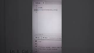 isinstance() function in python #coder #coding #python #pythonprogramming