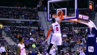 Andre Drummond Finishes with the Power One-Handed Jam