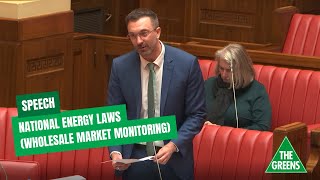 Speech: National Energy Laws (Wholesale Market Monitoring)