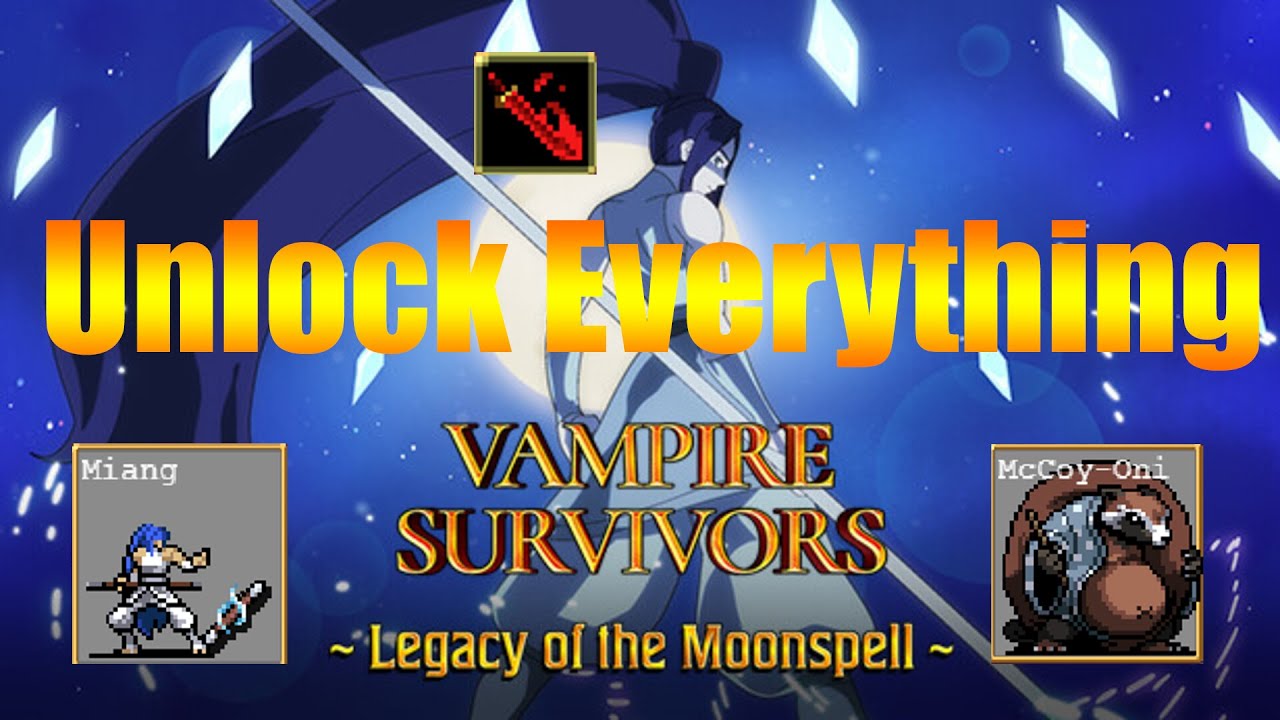 How To Unlock EVERYTHING In Vampire Survivors DLC: Legacy Of The ...