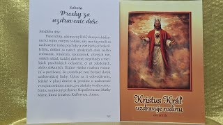 9.Radostný ruženec na úmysel uzdravenie duše - 9.DEŇ KRISTUS Kráľ UZDRAVUJE RODINU