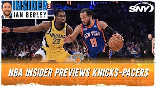 Ian Begley previews Knicks-Pacers showdown in NBA playoffs | SNY