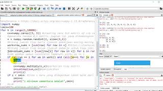 Assignment Problem with Python 03 Generate Alternative X decision Variable