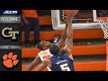 Georgia Tech vs. Clemson Full Game Replay | 2020-21 ACC Men's Basketball