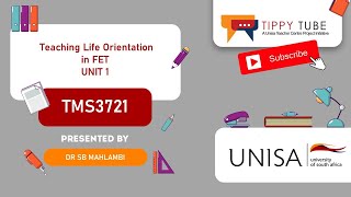 TMS3721: Teaching Life Orientation in FET by Dr SB Mahlambi