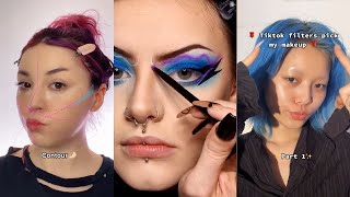 😍 TikTok Filter Pick My Makeup (Light Switch - Charlie Puth) TikTok Compilation
