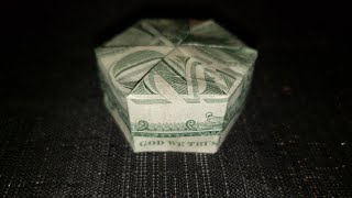 Money Hexagon Origami container #2