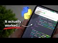 Programming on a Smartphone for 7 Days... Actually Works?
