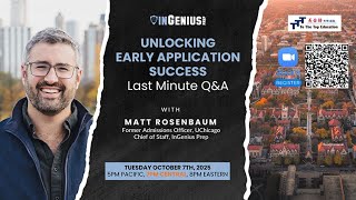 Unlocking Early Application Success: Last Minute Q&A