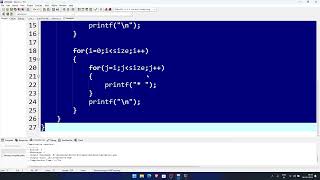Star Pattern Logic - 2 [C Programming]