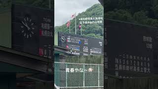 #南北海道高校野球地区予選　#円山球場⚾️