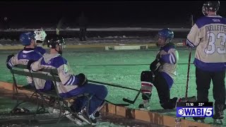 Hundreds take part in Maine Pond Hockey Classic