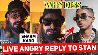 EMIWAY LIVE ANGRY REPLY TO MC STAN | EMIWAY TALKING ABOUT MC STAN DISS | MC STAN VS EMIWAY - LIVE