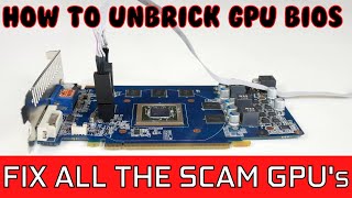 How To Unbrick GPU \u0026 MOTHERBOARD BIOS | CH341A Tutorial