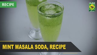 Mint Masala Soda Recipe | Quick & Healthy Recipes | Masala TV