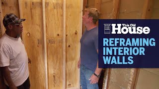 How to Reframe an Interior Wall | This Old House