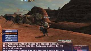 FFXI NM Saga #150: Ambusher Antlion vs BST solo [High lvl Full Battle]