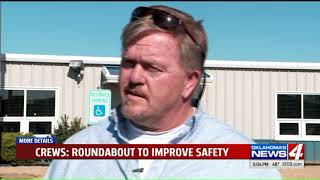 Dangerous intersection closes for "safety enhancement" roundabout