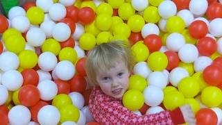 Indoor Playground Family Fun for Kids Part 5 with Spelling | Ball Pits, Inflatables, Slides, Tunnels