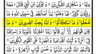 Surah Al Imran Ruku No 15 with Tajweed | Parah No 04 | Quran Recitation