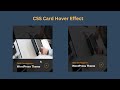 Awesome CSS Card Hover Effect | CSS Hover Effect Pure HTML and CSS |  CSS Tutorial