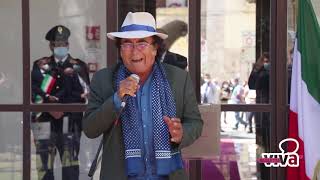 Al Bano Carrisi canta l'inno nazionale