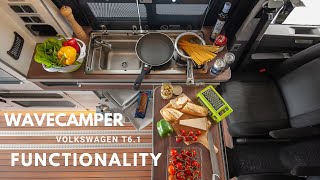 Wavecamper Volkswagen T6.1 Short - FUNCTIONALITY (eng)