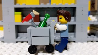 LEGO Zombie Apocalypse Stop Motion Zombie Hunter Part 6 Mart Shopping 레고 좀비 아포칼립스 스톱모션 좀비 헌터 6편 마트쇼핑