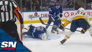 Maple Leafs' Matt Murray Robs Predators With Multiple Saves To Deny Opening Goal