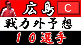 【広島２０２１年 戦力外予想】『10選手』