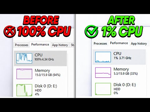 Fix 100% CPU USAGE while GAMING in 2023!