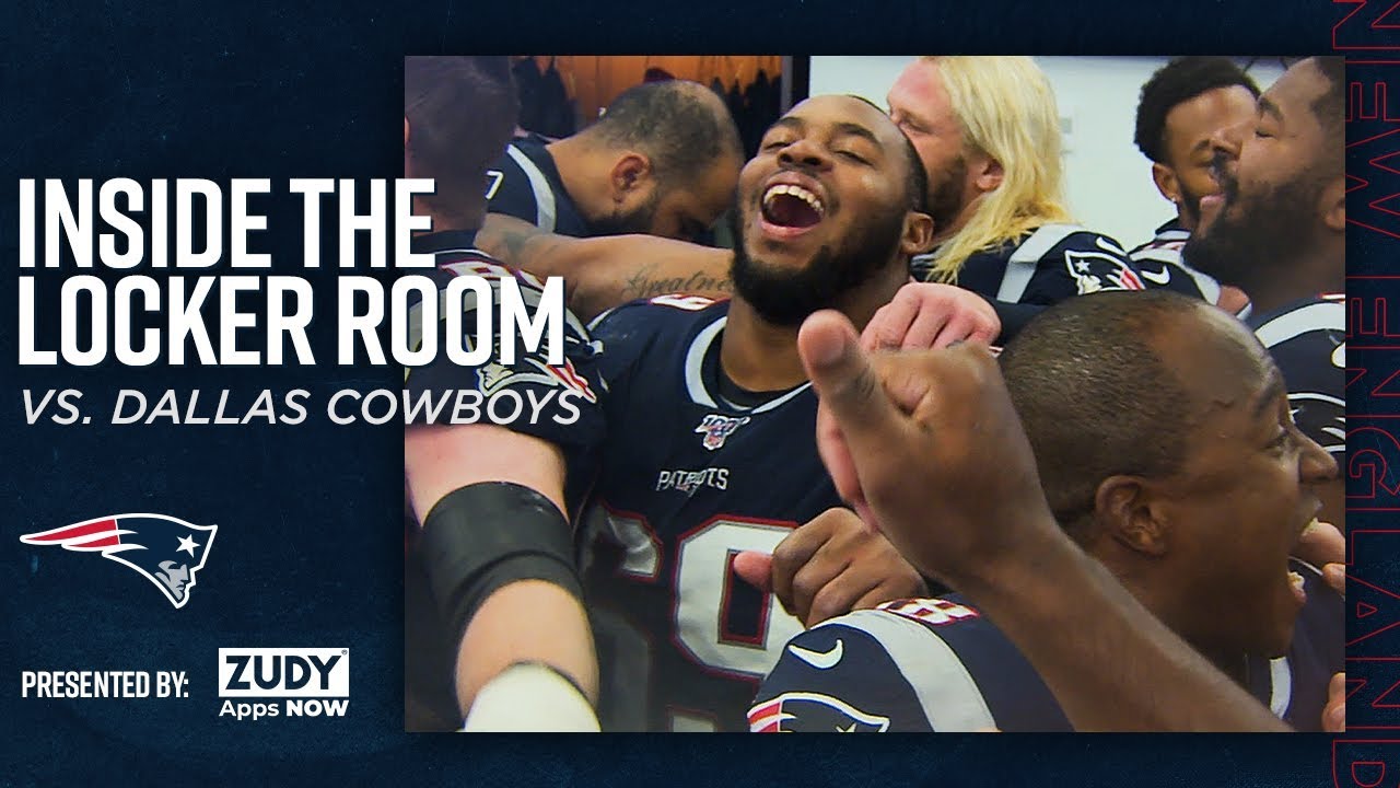 Patriots Celebrate Win Over Cowboys | Inside The Locker Room - YouTube