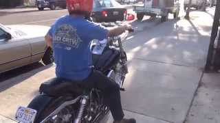 1980 Harley FXWG 88ci shovelhead test ride #3 big bore motor