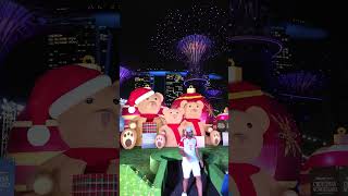 #shorts Cute Christmas Teddy Bears at Christmas Wonderland 2024 #singapore #christmaswonderland