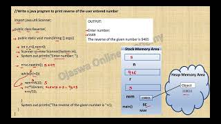 Write a java program to print reverse of user entered number.
