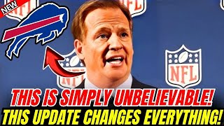 💥😱NFL ADMITS SHOCKING MISTAKE IN LAST GAME, TAKES UNBELIEVABLE ACTION! BUFFALO BILLS 2024 NEWS NFL