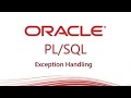 PL/SQL tutorial: Introduction to PL/SQL exception Handling in Oracle Database | What are Exceptions