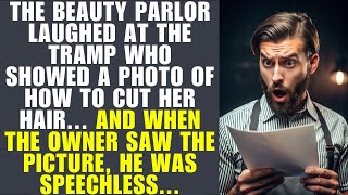 Beauty Salon Mocked A Homeless Woman Showing A Photo Haircut Request, Until The Owner Saw It...