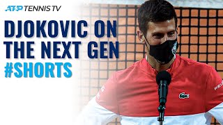 Novak Djokovic Rome Speech: "We Are The Next Gen" #Shorts