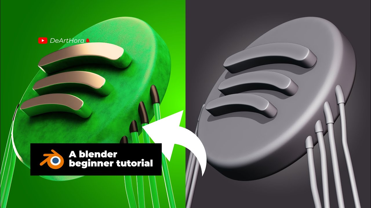 How To Create A 3d Spotify Logo In Blenderрџћ рџћ A Blender Beginner
