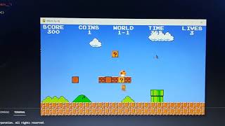 Super Mario using python.(check description)