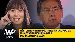 Nos debe muchísimas respuestas Néstor Humberto Martínez: María Jimena Duzán