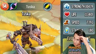 TUSKA BLEEDING HATER !! DULU MONSTER INI TERPAKAI DI BOUNTY HUNT 4 TAHUN LALU MONSTER LEGENDS