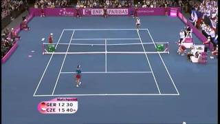 Fed Cup Highlights: Germany 1-4 Czech Republic